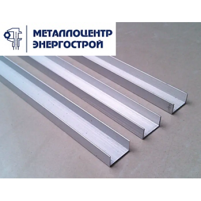 Алюминиевый швеллер АД31Т1 40х40х40х3х6000