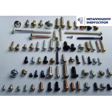 Крашеные RAL саморезы с прессшайбой острые